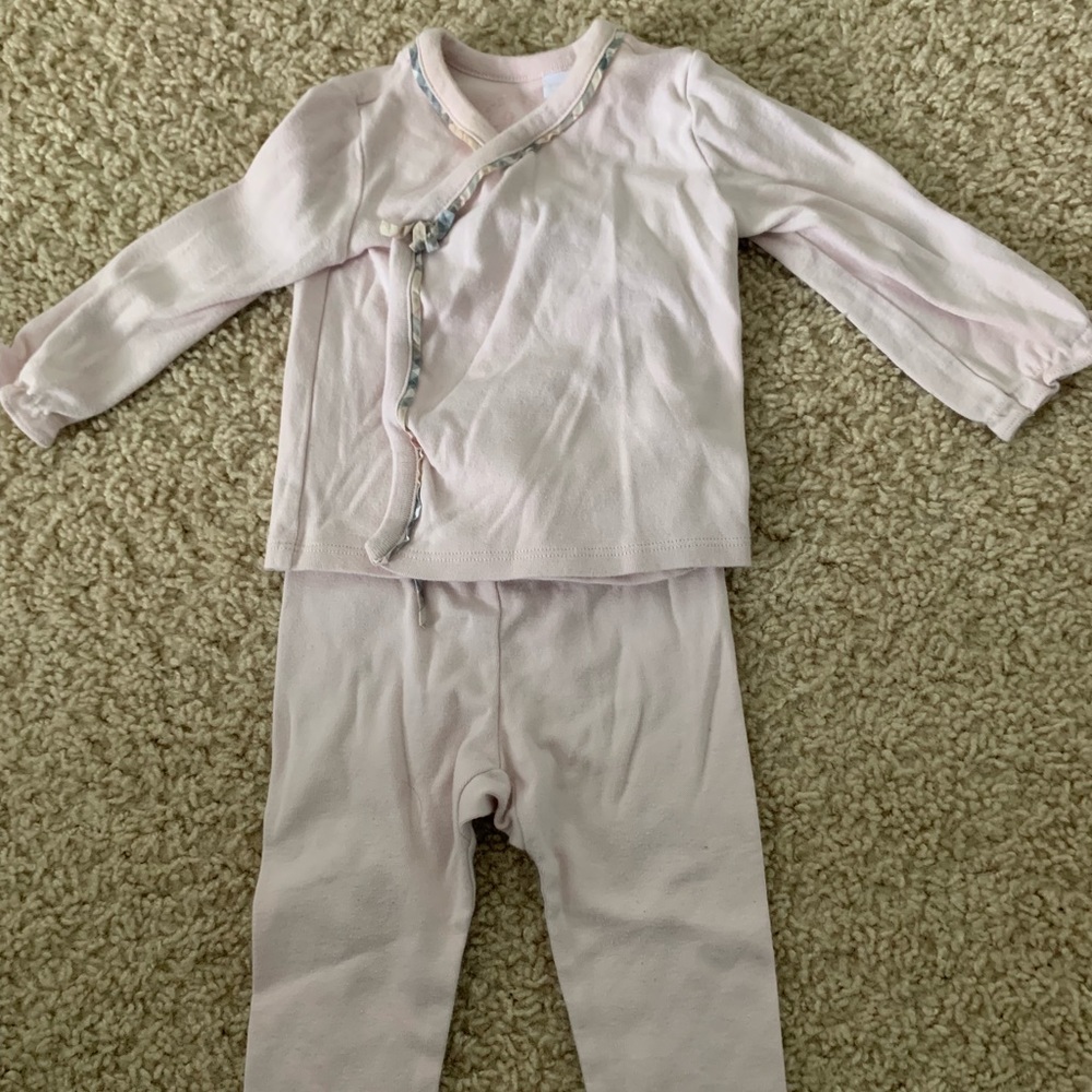 Burberry Baby Shirt and Pants Set